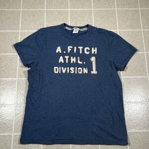 Vintage Abercrombie Fitch Athletic Division 1 Muscle‎ Tshirt Size 2XL Y2K